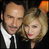 Madonna with Tom Ford at the premiere of A Single Man