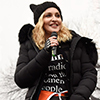 Madonna speeched for women's rights at the Women's March in January 2017