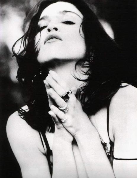 Madonna photographed by Herb Ritts, to promote Like A Prayer