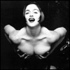 Madonna photographed by Herb Ritts, for Blond Ambition tour book