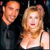 Madonna and Carlos Leon at the 1997 Golden Globe Awards