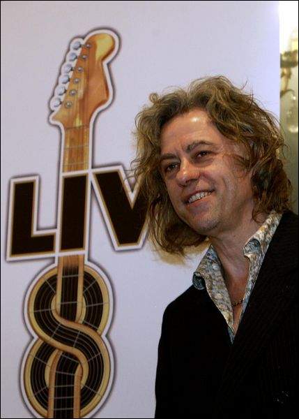 Live 8 organiser Bob Geldof