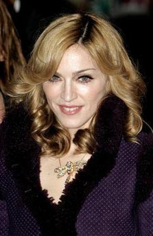 Madonna at the premiere of Harry Potter