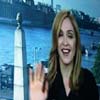 Madonna during the Apple video conference