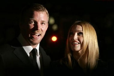 Madonna and Guy at the premiere of Revolver in London