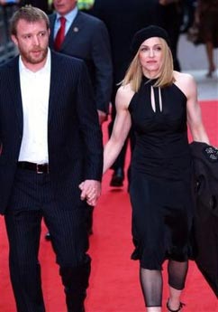 Madonna and Guy at the premiere of Sin City
