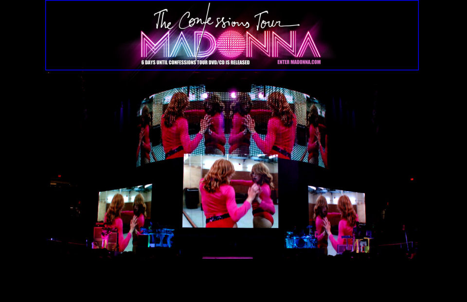 Madonna.com intro page