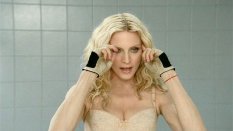 Madonna in the 4 Minutes video