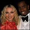 Madonna and Sean Combs at the amFAR auction