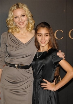 Madonna & Lourdes @ 'A Night To Benefit Raising Malawi and UNICEF'