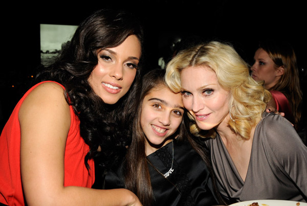 Madonna, Lourdes & Alicia Keys @ 'A Night To Benefit Raising Malawi and UNICEF'