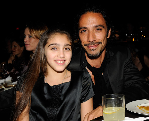 Lourdes with dad Carlos Leon @ 'A Night To Benefit Raising Malawi and UNICEF'