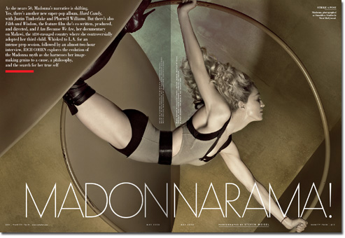 Madonna in Vanity Fair, May 2008