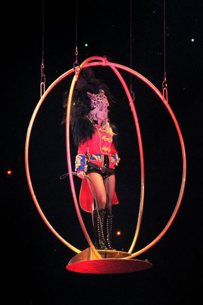 Britney opening her first Circus Tour show in New Orleans