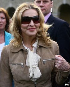 Madonna at the Lawnfest charity event