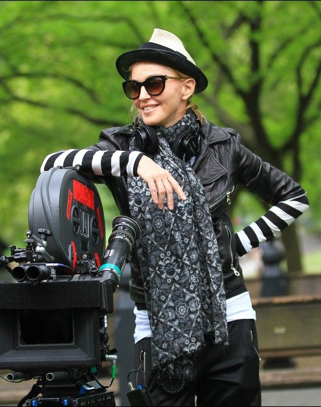 Madonna filming in Central Park, NYC