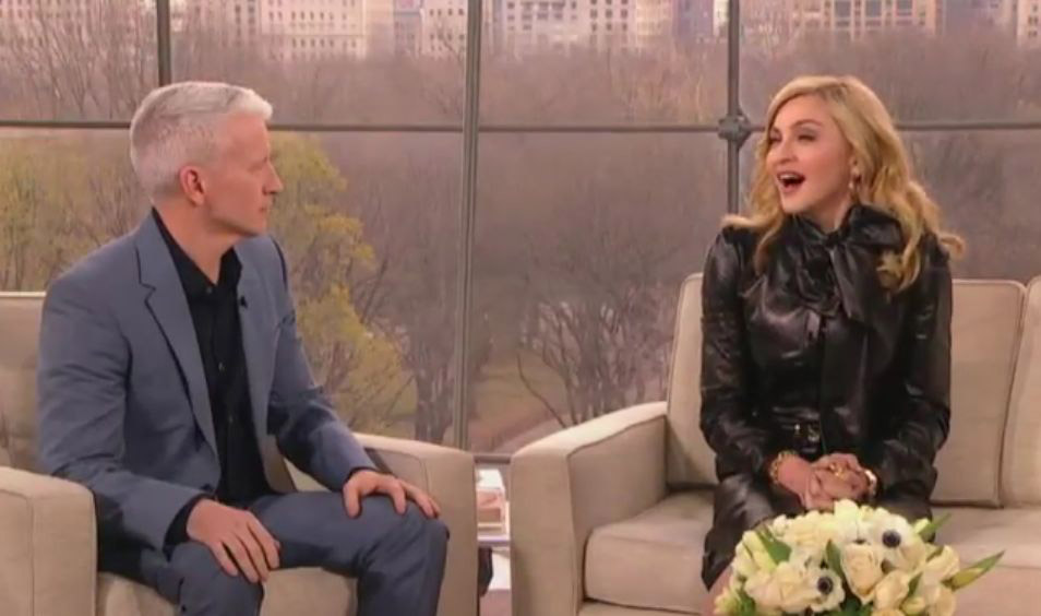 Madonna on Anderson Cooper