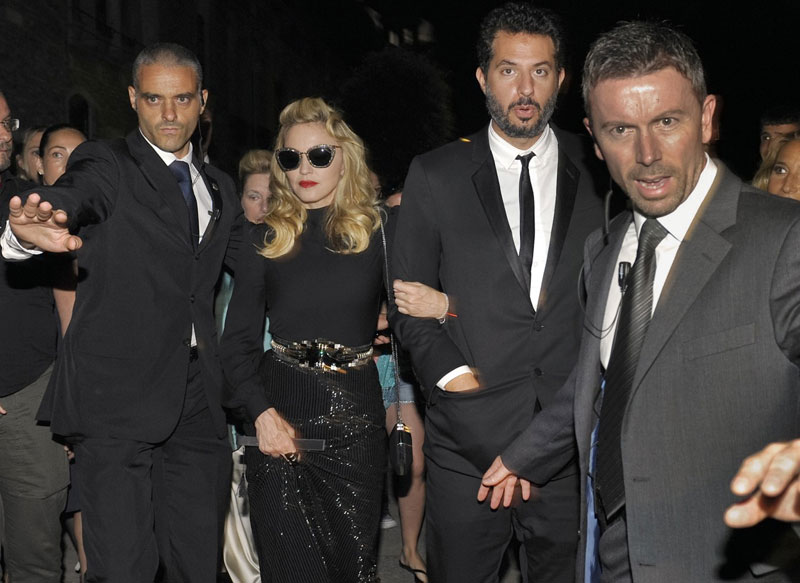 Madonna at the Gucci Awards in Venice