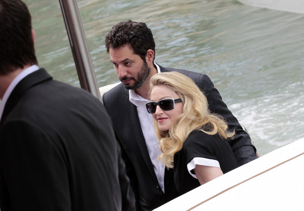Madonna and Guy Oseary arrive in Venice