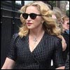 Madonna attends David Colins' funeral