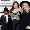 Madonna, Mary Lambert and David on the red carpet of the Grammy Awards 2014