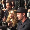 Madonna sat next to Zac Efron in front row