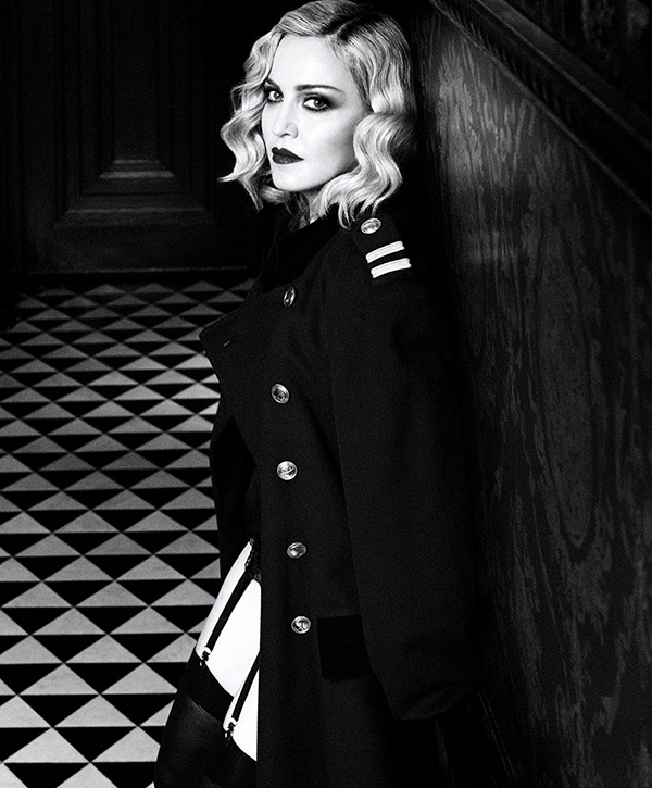 Christian Dior c/o the Way We Wore vintage jacket; La Perla briefs; Wolford stockings; Madonna's own garter belt