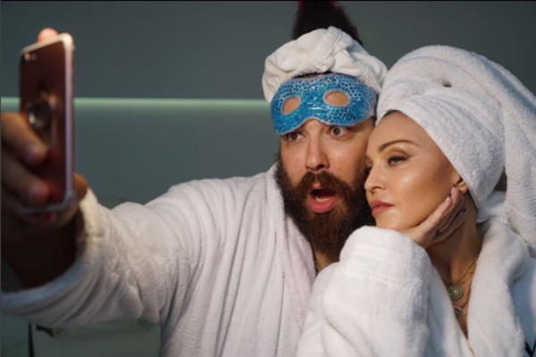 Madonna shares behind-the-scenes MDNA Skin care line video with The Fat Jew