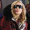 Time out: Madonna was enjoying some me-time on Monday as she attended the Phillipp Plein show for New York Fashion Week after adopting twin girls from Malawi last week