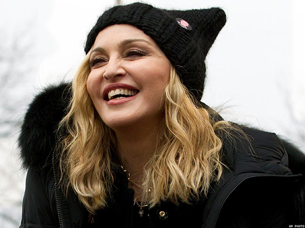 Madonna at the Women's March in Washington