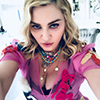 Madonna poses on Instagram with cleavage and her Mambo necklace