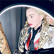 Madonna auctions tour jacket and bday serenade for #AllInChallenge
