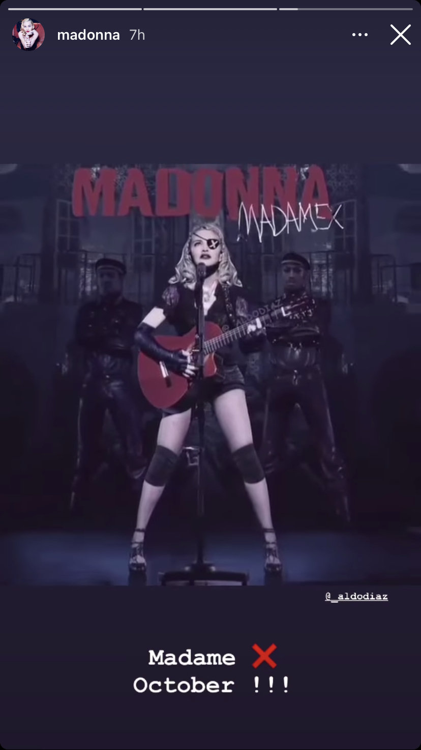 Madonna announces October release for Madame X