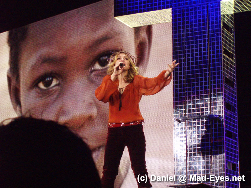 Madonna already focused on the Raising Malawi project during Live To Tell on tour