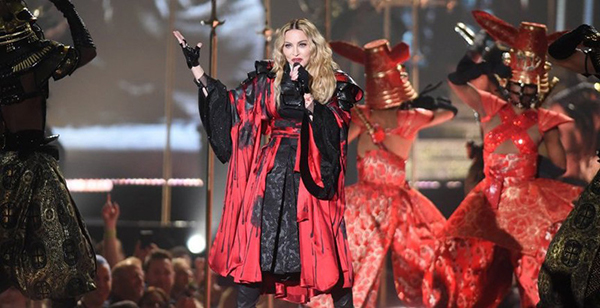 Madonna at the Rebel Heart Tour