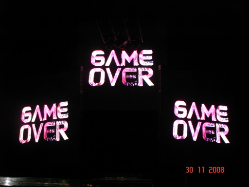 Game Over - Sticky & Sweet Tour ends