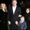 Madonna and family at the premiere of Arthur and the Invisibles
