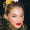 Madonna at the Evita premiere in London