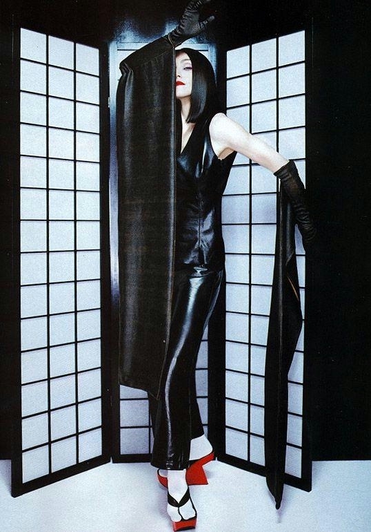 Madonna photographed by Patrick Demarchelier for Harper's Bazaar Feb. 1999