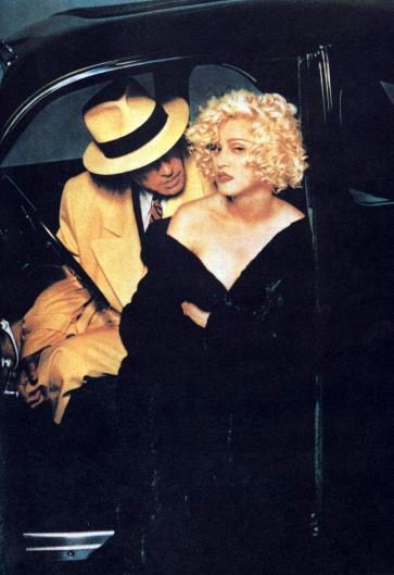 Madonna and Warren Beatty in Dick Tracy