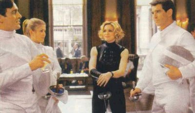 Movie still from Madonna's cameo in Die Another Day