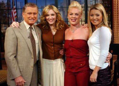 Madonna and Pink on Regis & Kelly