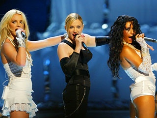 Madonna with Britney and Christina