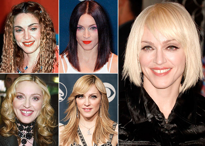 Madonna in platinum blond