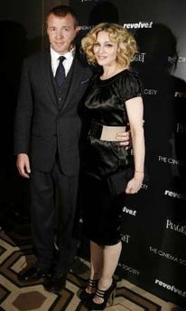 Madonna and Guy at the Revolver screening in New York
