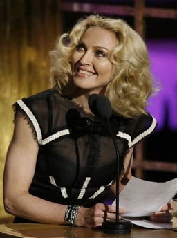 Madonna at the Rock and Roll Hall of Fame