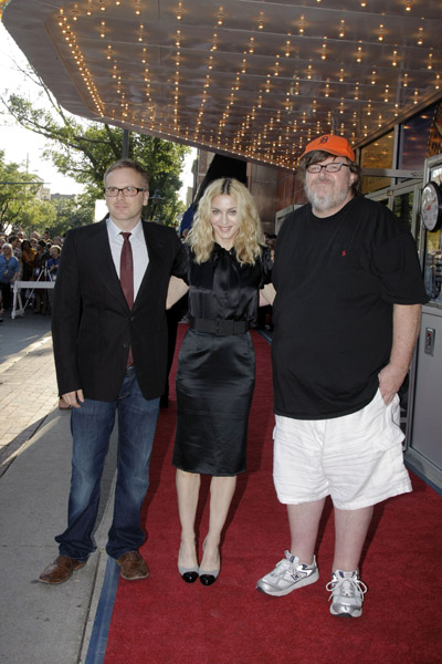 Madonna, Nathan Rissman & Michael Moore @ Traverse Film Festival