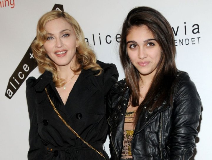 Madonna and Lourdes at the second annual Bent On Learning benefit