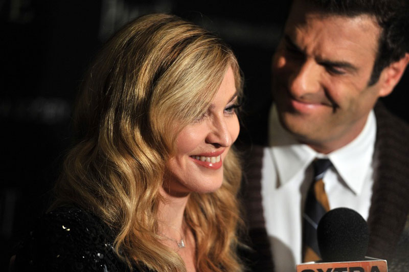 Madonna at the premiere of W.E. in NYC