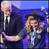 Madonna presents a GLAAD Award to Anderson Cooper